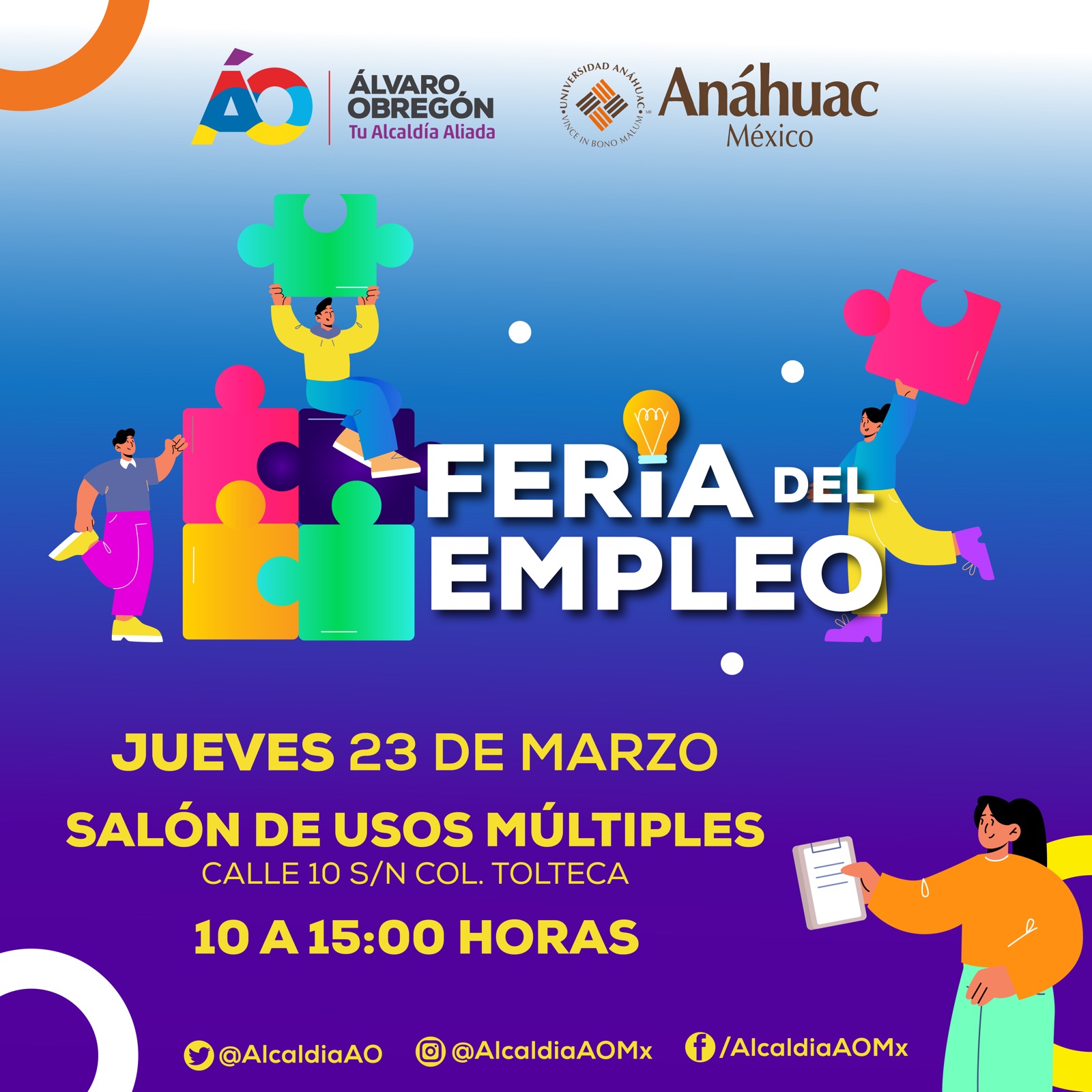 Feria Del Empleo Álvaro Obregón Universidad Anáhuac México 4935